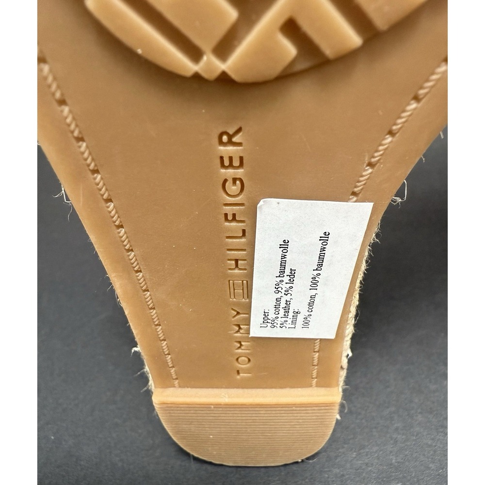 Tommy Hilfiger Espadrille Wedge Sandal Size 8.5 Selena Olive Green NWOB - Picture 11 of 11